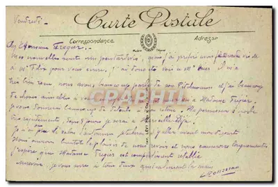 Paris — O Jardim do Luxemburgo — editor XX, n° 159 — Verso
