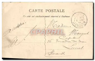 Paris — O Balcon de Charles X — C. Saint — Verso