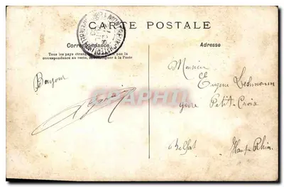 Paris Saint-Augustin — vue de la façade de l'église — éditeur non identifié — Verso