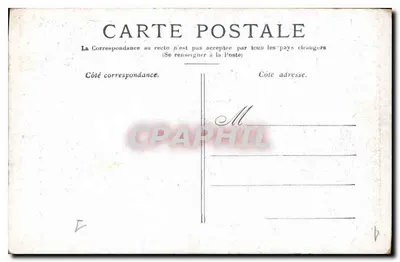 Parijs — De Basiliek van Montmartre — Onbekende uitgever — Achterkant