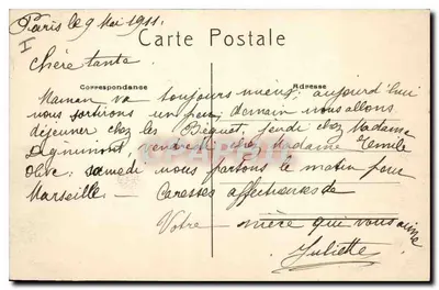 Paris — Das Rathaus — P.A. n°9 — Rückseite