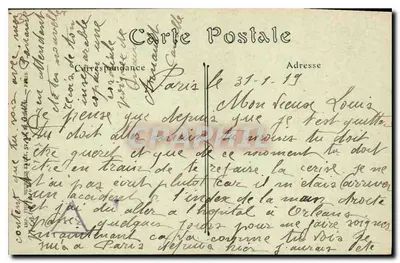 Paryż — Façada Katedry Notre-Dame — JND Hol, n° 410 — Rewers
