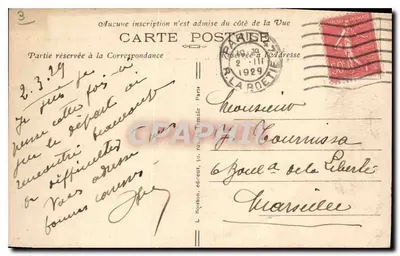 Paris — Palácio do Luxembourg — editor J. II — Verso