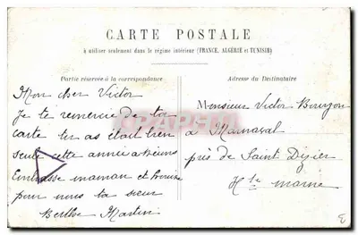 PARIS - A Madeleine — visão da praça com veículos — editor P. Héron — Verso