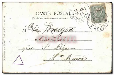 Paryż — Ratusz — Wydawca Petit Parisien, N° 10 — Rewers