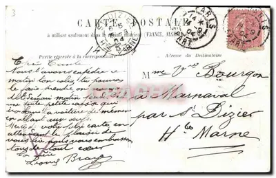 Place de la Bastille — Kolumna Bastylia — wydawca S. PARIS, nr 8 — Rewers