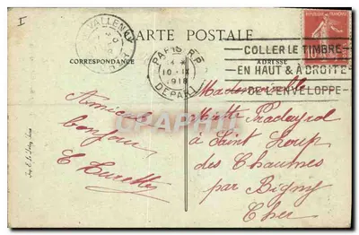 Parigi — Chiesa di San Lorenzo — BLD 4629 — Verso