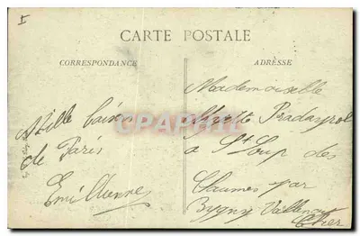 PARIS — Jardins das Tuileries e o Pavilhão de Marsan — Verso