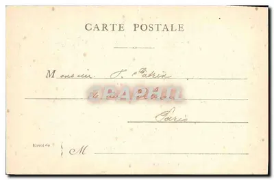 Paryż — Arc de Triomphe de l'Étoile — wydawca J. André — Rewers