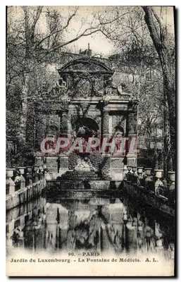 Jardim do Luxembourg — A Fonte de Médicis — A. L. n°90