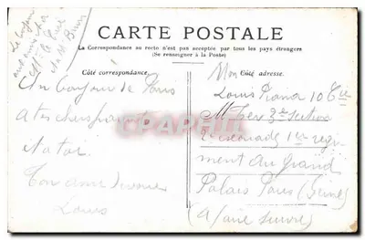 PARIS — Les Invalides — R. CLEMENI — Verso