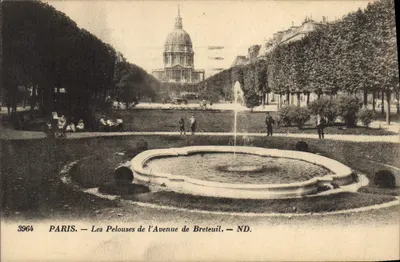 Paris — As Gramas da Avenida de Breteuil — ND.
