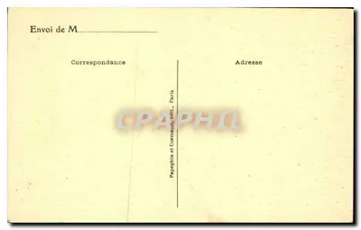 Paryż - Panthéon — widok frontalny — Papeghin i Cornault, wyd., Paryż, nr 217 — Rewers