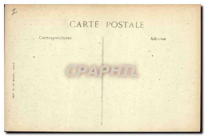 PARYŻ — Panthéon i pomnik Jana Jaka Rousseau — IMP. E. LP DELEY, PARYŻ — Rewers