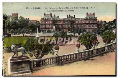 Paris - O Palácio e o Jardim do Luxembourg — A. P. n°255