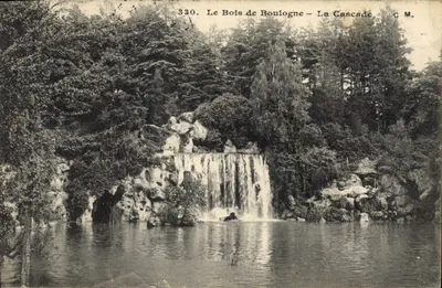 O Bois de Boulogne – A Cascata — C M. n°330