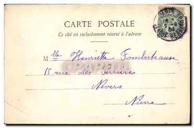 Buttes Chaumont - La Cueva — París — editor Marie, n° 335 — Reverso