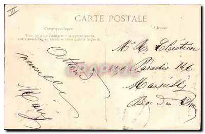 Hotel des Invalides — Parijs — uitgever Costes, n° 4064 — Achterkant