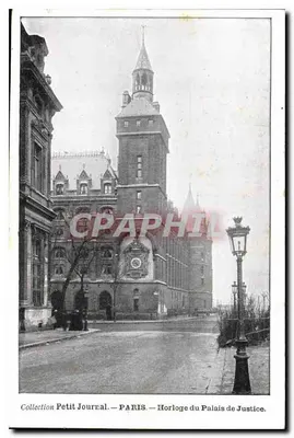Relógio do Palácio da Justiça — Paris — Coleção Petit Journal