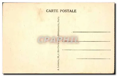 Notre-Dame de Paris — Widok ogółem — A. Lecanle, Paryż — Rewers