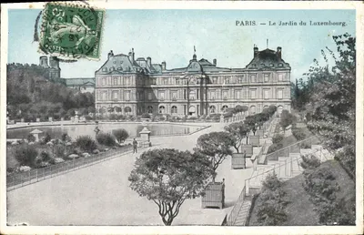 PARIS — O Jardim do Luxembourg — editor não visível