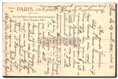Yvvoy — Pont de briques — Parc des Buttes Chaumont — Verso