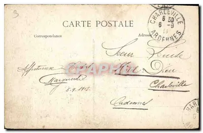 Paris — Les Boulevards vus de la Madeleine — République — Achterkant