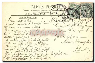 Paryż — Wejście do Elyzje — LL. n° 561 — Rewers