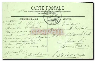 Paris — O Parc Monceau — LL. — n°250 — Verso