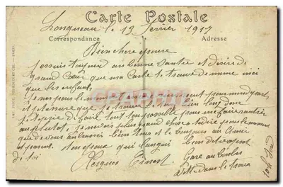 PARIS — La Gare des Chemins de Fer de P.-L.-M. — ND Antieke ansichtkaart — n° 3152 — Achterkant