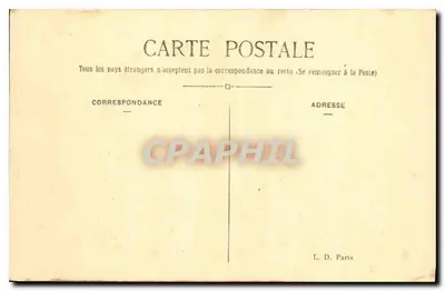 Paris — Bois de Boulogne — A Ponta da Ilha e o Lago — L. D. — Verso
