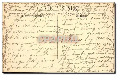 Paris — La Place de la Concorde — Verso