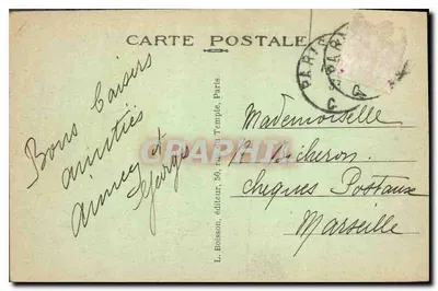 Les Buttes Chaumont — Ogólny widok — J.H. — n°87 — Rewers