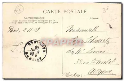 Paris - Notre-Dame — vista da catedral — editor não identificado, número de série 4000 — Verso