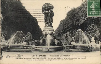 Paris — Fontaine Carpeaux — Editor E.D.P. n°4546