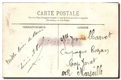 Paris — O Bois de Boulogne — A Cascata — LL. — Verso