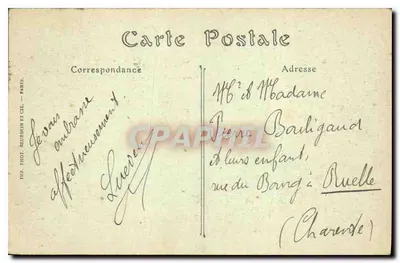 Paris — Jardim do Luxembourg, a Fonte Carpeaux — ND. 2938 — Verso