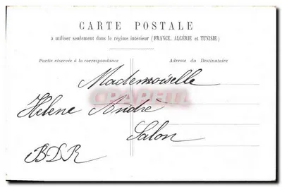 Notre-Dame w Paryżu — widok fasady — wydawca nieznany, numer serii nieczytelny — Rewers