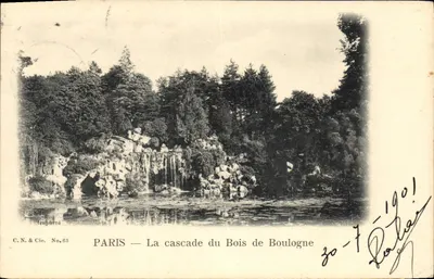 PARIS — A cascata do Bois de Boulogne — C.N. & Cie. No.63