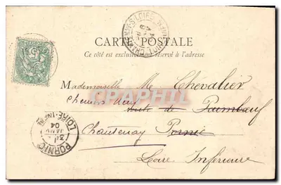 O Bois de Boulogne no Outono — O Pré Catelan, Local do Chalet de Bengall — Ed. Pons Baisers Hélène — Verso
