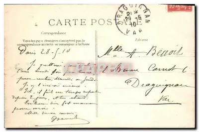 Parijs — Ile de la Cité — anoniem uitgever, nr. 4086 — Achterkant