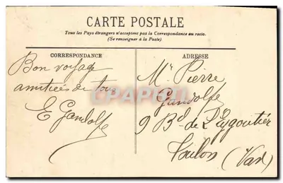 PARIS — La Plaza de la Concordia — LL. n°388 — Reverso