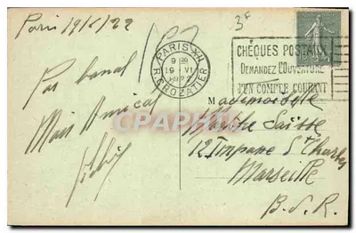 L'Arc de Triomphe du Carrousel — Paris — éditeur Paris — Verso