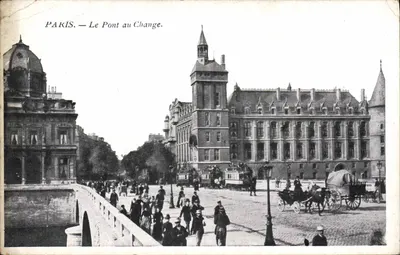 Paris — O Ponte do Cambio — editor não identificado