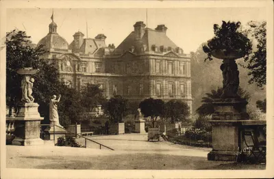 Palácio e Jardim do Luxembourg — Paris — Edições d'Art Flanant, n°146