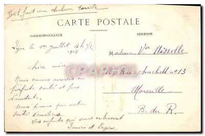 LYON — Most La Feuillée, dzielnica St-Paul i wzgórze Fourvière — E.R. n°142 — Rewers