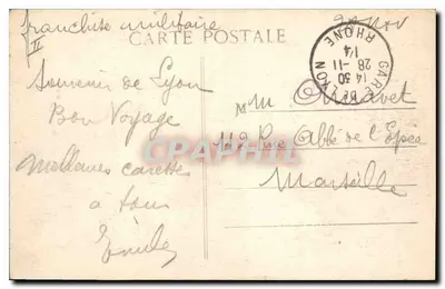 LYON - Most Boucle i wzgórza St-Clair — S. FARGES, EDIT. - LYON — Rewers