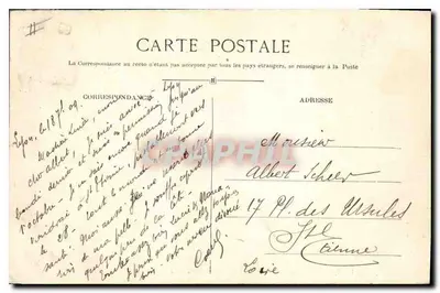 LYON — Ponte da Guillotière e Fourvière — E. ft. n°17 — Verso