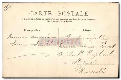 LYON - Most Guillotière, Szpital św. Jana i Cotaau Fourvière — J. Angagneneur, wyd. Lyon — Rewers