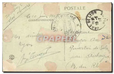 LYON - Ponte Lafayette e Colina de Fourrière - E.R. — Verso